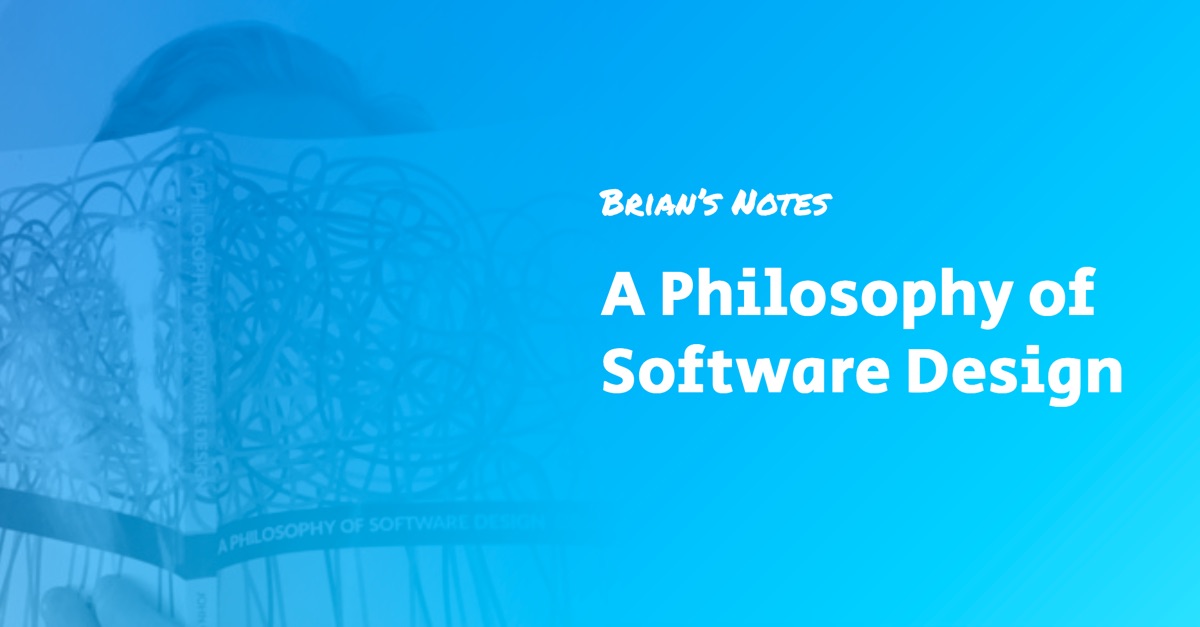 a philosophy of software design download